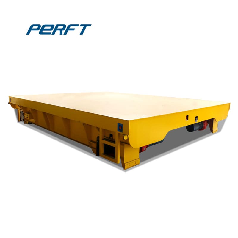 rail guided transfer cart for indoor use 10 ton